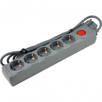 Cетевой фильтр UNIEL S-GSU5-5 GREY