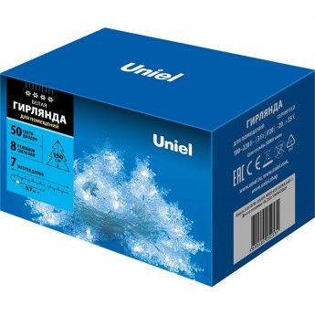 Гирлянда UNIEL ULD-S0700-050/DTA WHITE IP20 SNOWFLAKES-1