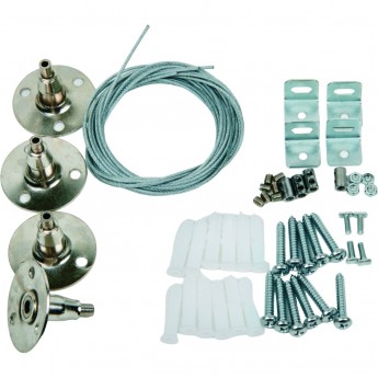 Крепления для светодиодных панелей UNIEL UFL-H01 SILVER 100 POLYBAG