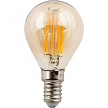 Лампа светодиодная UNIEL LED-G45-5W/GOLDEN/E14 GLV21GO