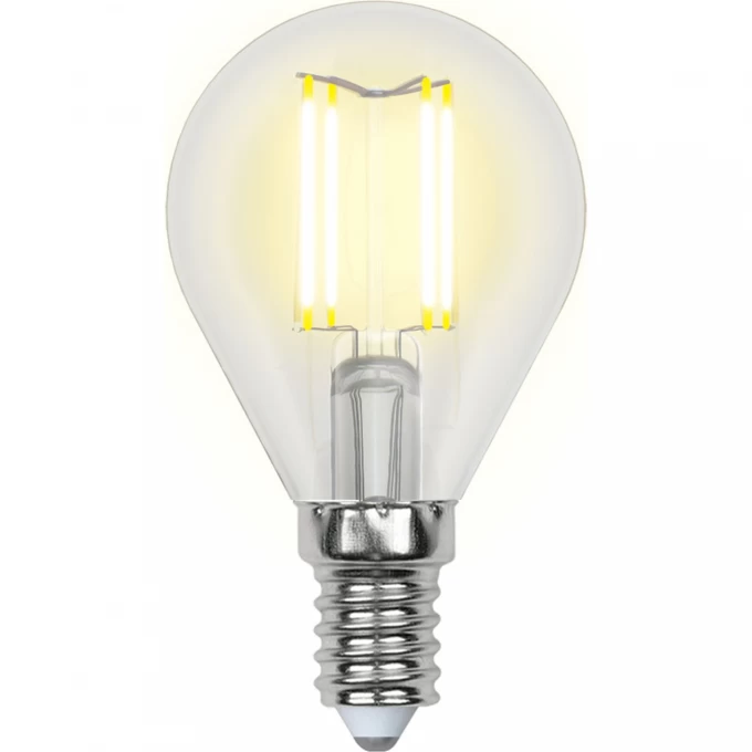 Лампа светодиодная UNIEL LED-G45-6W/WW/E14/CL PLS02WH картон UL-00000197 Лампа светодиодная UNIEL LED-G45-6W/WW/E14/CL PLS02WH картон UL-00000197