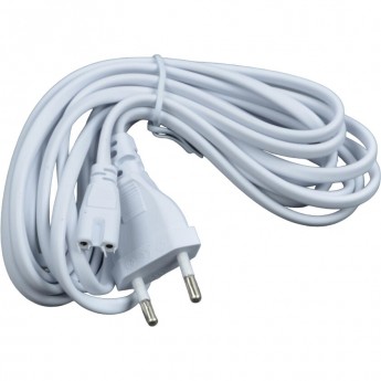 Сетевой шнур Uniel UCX-PT2/L10-300 WHITE 1 STICKER