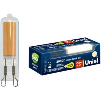 Светодиодная лампа UNIEL LED-JCD-6W/3000K/G9/CL GLZ08TR