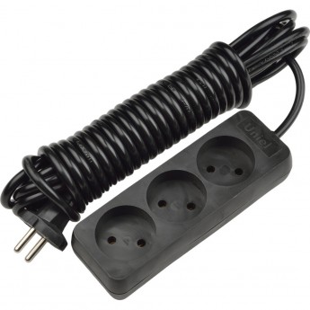 Удлинитель UNIEL S-CD3-3 BLACK