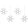 Занавес светодиодный UNIEL ULD-E1503-036/DTA BLUE IP20 SNOWFLAKES-1 фигурный "Снежинки-1", 1,5х0,3м. 6 подвесов. 36 светодиодов UL-00001406